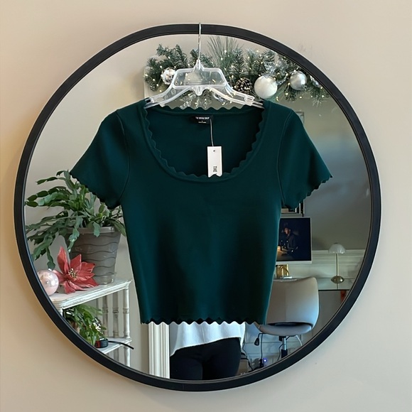 NWT The Workshop Green Top - Picture 9 of 10